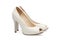 Ivory female wedding footwear