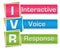 IVR - Interactive Voice Response Colorful Squares Vertical