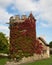 Ivy-Covered Tower in Normandy, France