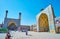 The iwans portals of Jameh Mosque, Isfahan, Iran