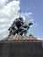 Iwo Jima Marine victory flag statue Arlington VA