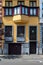 Ixelles, Brussels Capital Region, Belgium - Yellow facade of a art deco house