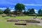 Iximche Mayan ruins in TecpÃ¡n, Guatemala