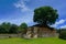 Iximche Mayan ruins in TecpÃ¡n, Guatemala