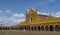 Izamal Mexico Yucatan church yellow City monastery convent