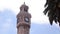 Izmir city center clock tower time lapse. Turkey