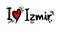 Izmir city of Turkey love message