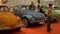 IZMIR, TURKEY, CAR EXHIBITION - OCTOBER, 2016: Legendary Volkswagen Beetle retro cars presented at cars exhibition fair.