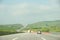 Izmir, Turkiye - May 27 2023: Izmir Istanbul Highway road background material