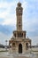 Izmir watch tower saat kulesi in konak square