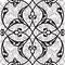 Iznik tile seamless pattern design, classical Ottoman Turkish st