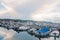 Izola, Slovenia - September 10, 2015: beautiful sea and boats view