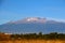 Iztaccihuatl volcano view from tlaxcala city, mexico XVI