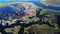 iztuzu, Mugla - Dalyan reeds and river aerial view.