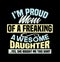 iâ€™m proud mom of a freaking awesome daughter  funny mom gift shirt  birthday gift for daughter