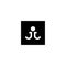 J Letter people logo business