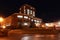 The J. Murrey Atkins Library  at UNC Charlotte at night