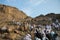 Jabal an-Nour - Mountain of the Light. Muslim pilgrims at the Jabal an-Nour. Prophet Muhammad received his first