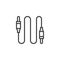 Jack Cable outline icon