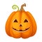 Jack-O-Lantern. Halloween pumpkin. Vector illustration.