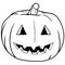 Jack-o-Lantern Smiling Carved Pumpkin Gourd