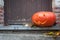 Jack o Lantern on a Stoop