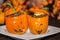 Jack-o-Lantern Stuffed Peppers