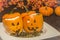 Jack-o-Lantern Stuffed Peppers