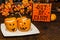 Jack-o-Lantern Stuffed Peppers