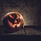 Jack pumpkin on a dark background.