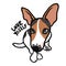 Jack Russell Terrier dog love yo-self cartoon