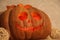 Jack`s bright pumpkin