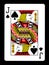 Jack of spades playing card,