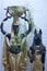 Jackal anubis, Cleopatra`s Nubian servant statue 7