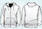 Jacket or sweatshirt template