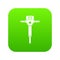 Jackhammer icon digital green