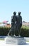 Jackie Robinson and Pee Wee Reese Statue in Brooklyn