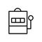 Jackpot, game icon. Simple line, outline vector elements of free time icons for ui and ux, website or mobile application