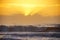 Jacksonville beach morning wave