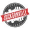 Jacksonville Florida Round. Travel Stamp Icon Skyline City Design Seal Badge Illustration Clipart.