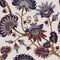 Jacobean seamless pattern. Flowers background, provence style. Stylized climbing flowers. Decorative ornament backdrop