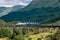 The Jacobite train over Glenfinnan viaduct