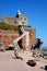 Jacobs Ladder beach and castle, Sidmouth.