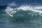 Jacqueline Silva Surfing in the Hawaiian Pro