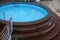 Jacuzzi or hot tub on a ship\'s deck