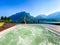 Jacuzzi view of Lecco city in Lake Como in Italy