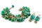 Jade bracelet and earrings