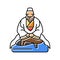 jade emperor taoism color icon vector illustration