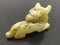 Jade fugurine statue dog Chinese craft