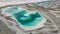Jade Lake, a beautiful salt lake in Qinghai Province, China